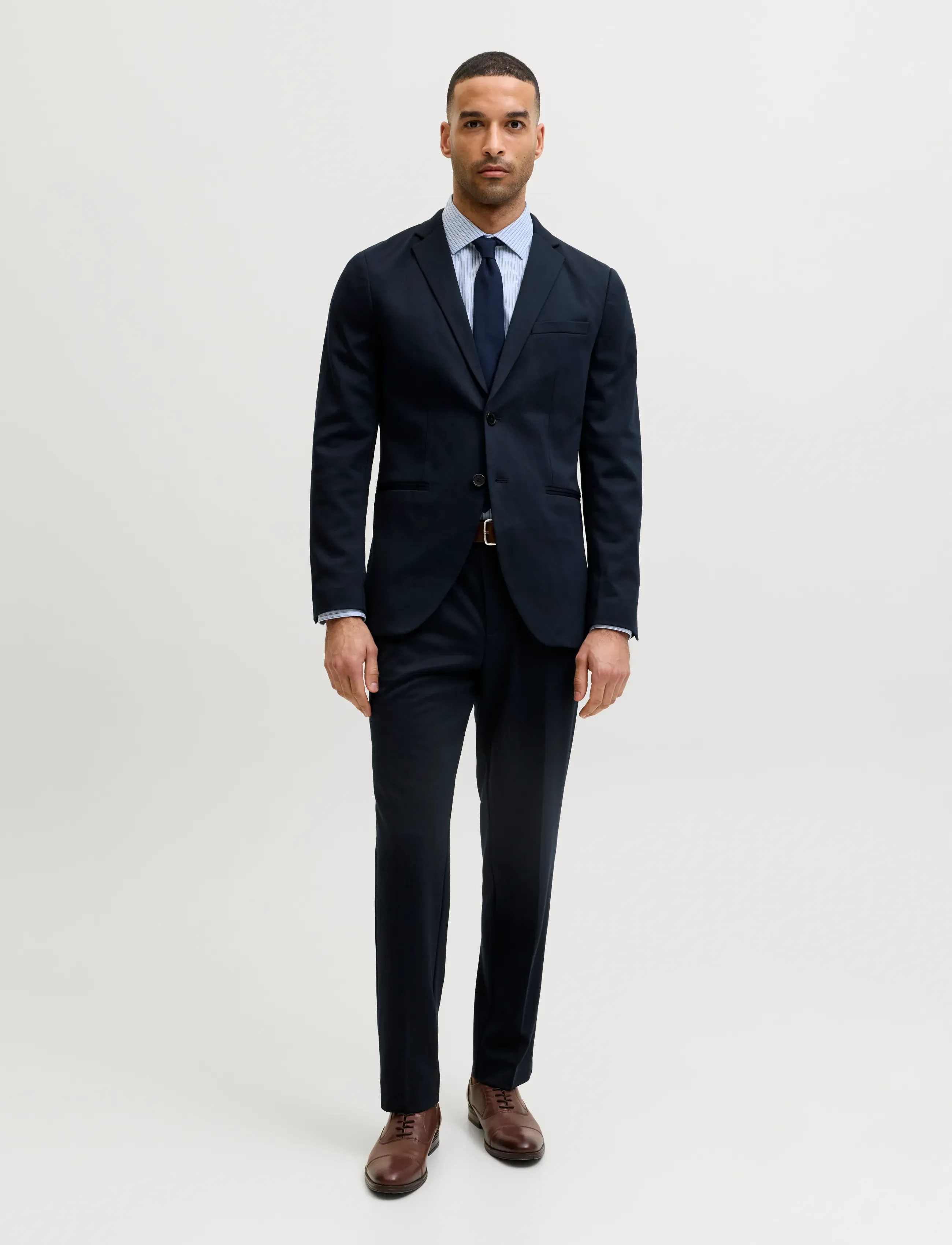 Jack & Jones - JPRJAXON JERSEY BLAZER NOOS - dubbelknäppta kavajer - dark navy - 3