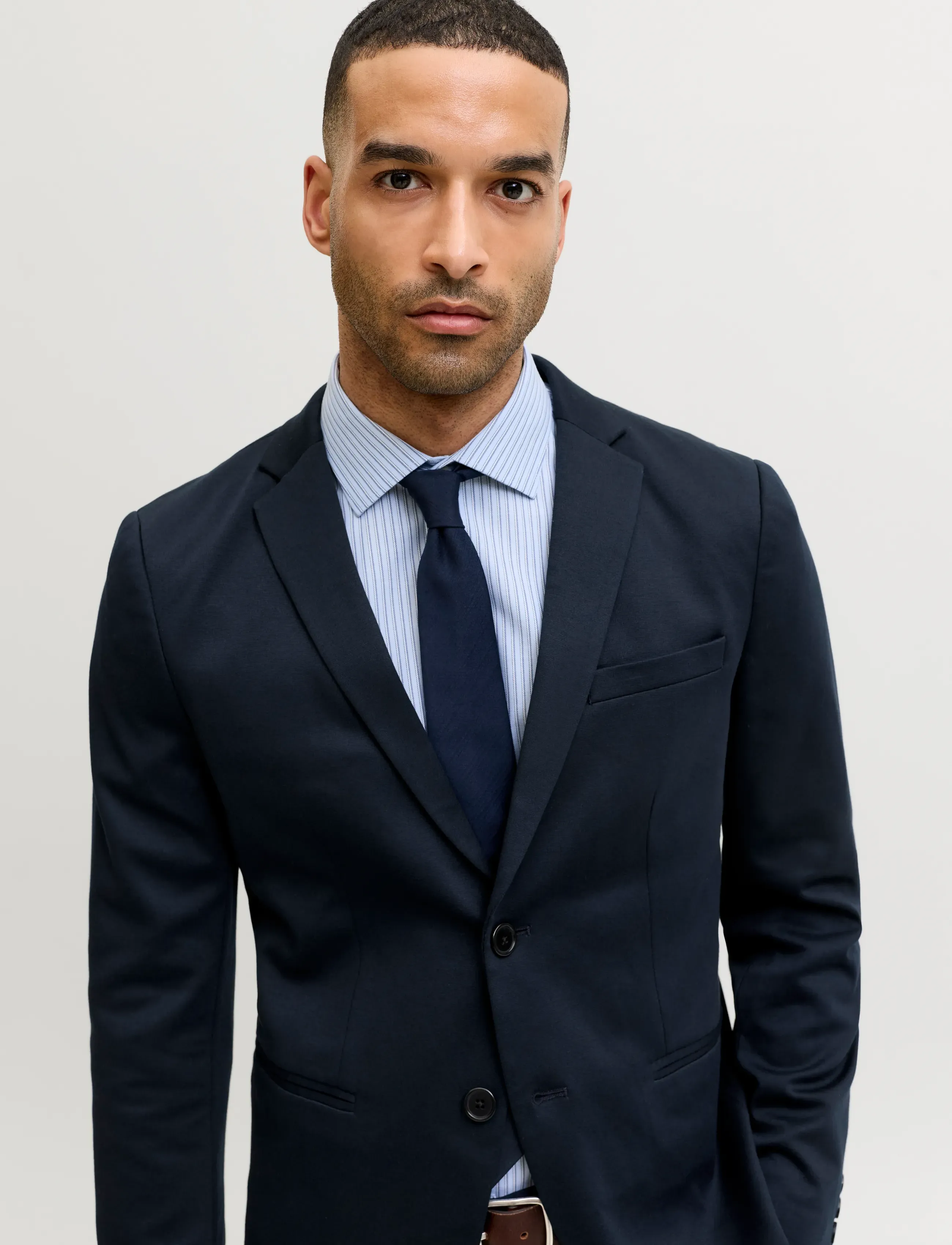 Jack & Jones - JPRJAXON JERSEY BLAZER NOOS - dubbelknäppta kavajer - dark navy - 5