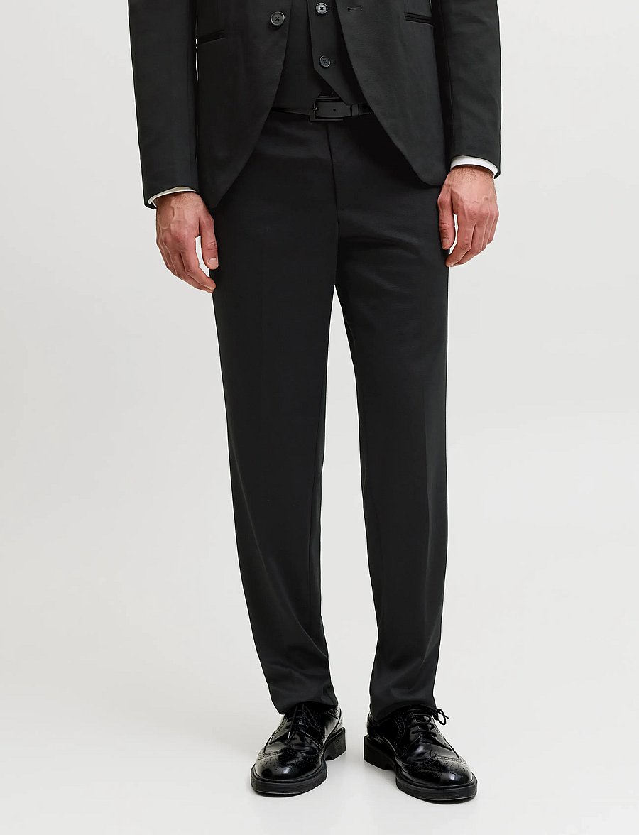 Jack & Jones - JPRJAXON JERSEY TROUSER NOOS - kostymbyxor - black - 0