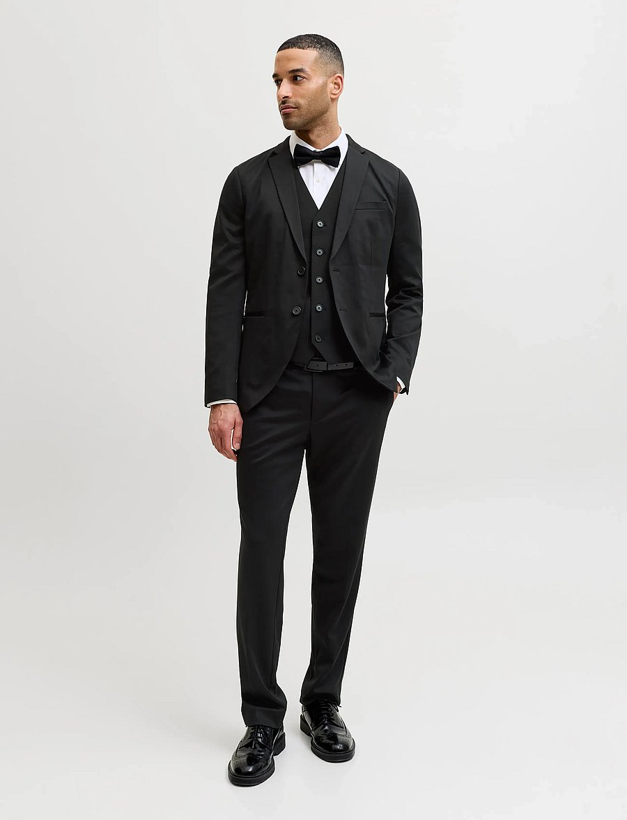 Jack & Jones - JPRJAXON JERSEY TROUSER NOOS - kostymbyxor - black - 4