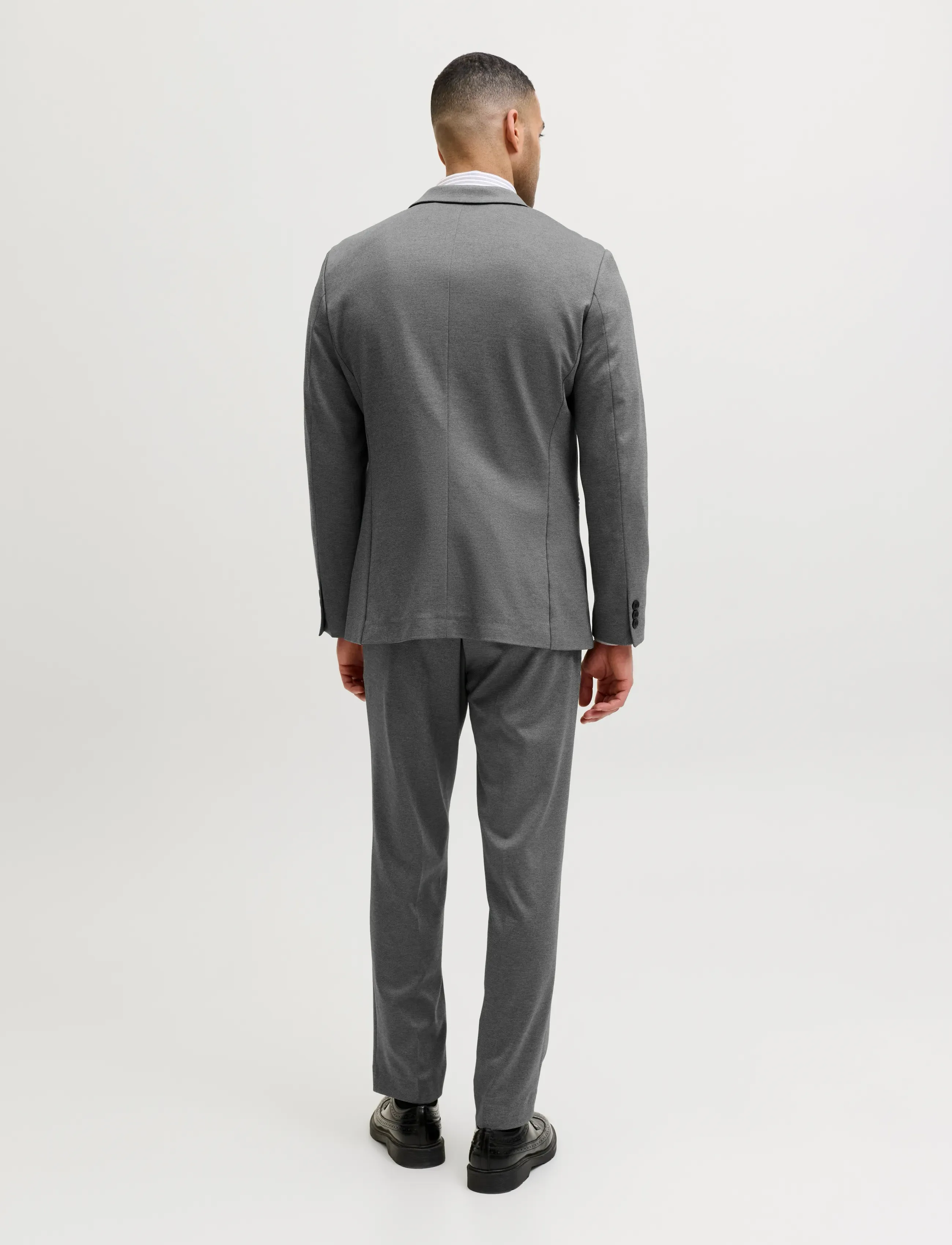 Jack & Jones - JPRJAXON JERSEY TROUSER NOOS - jakkafatabuxur - dark grey melange - 3