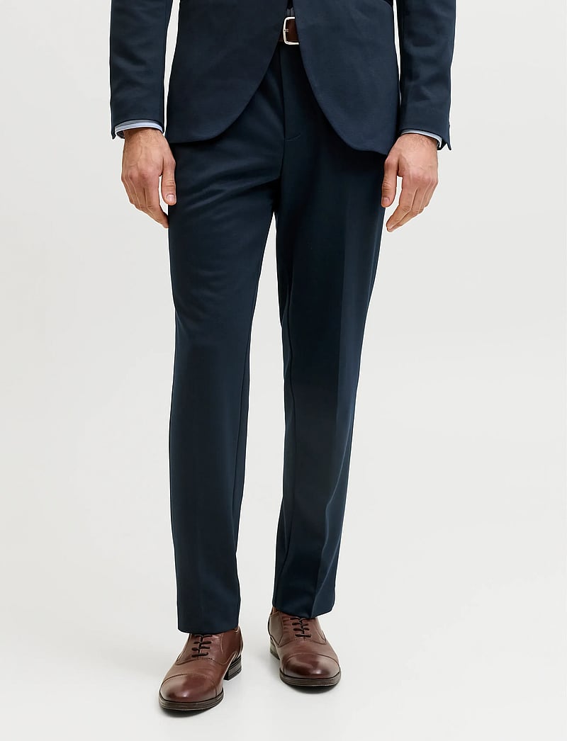 Jack & Jones - JPRJAXON JERSEY TROUSER NOOS - anzugshosen - dark navy - 0