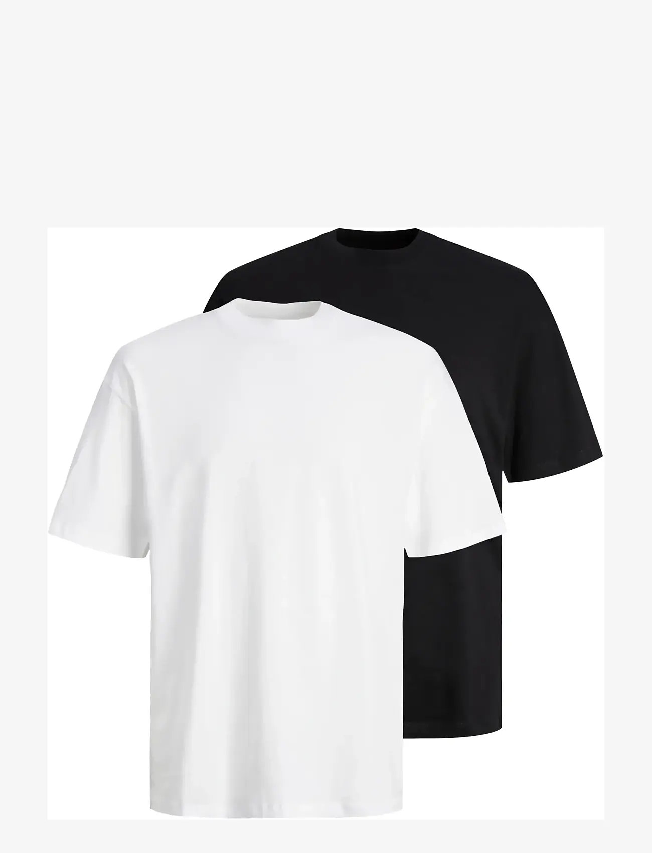 Jack & Jones - JJEBRADLEY TEE SS O-NECK 2PK MP NOOS - kurzärmelig - black - 1