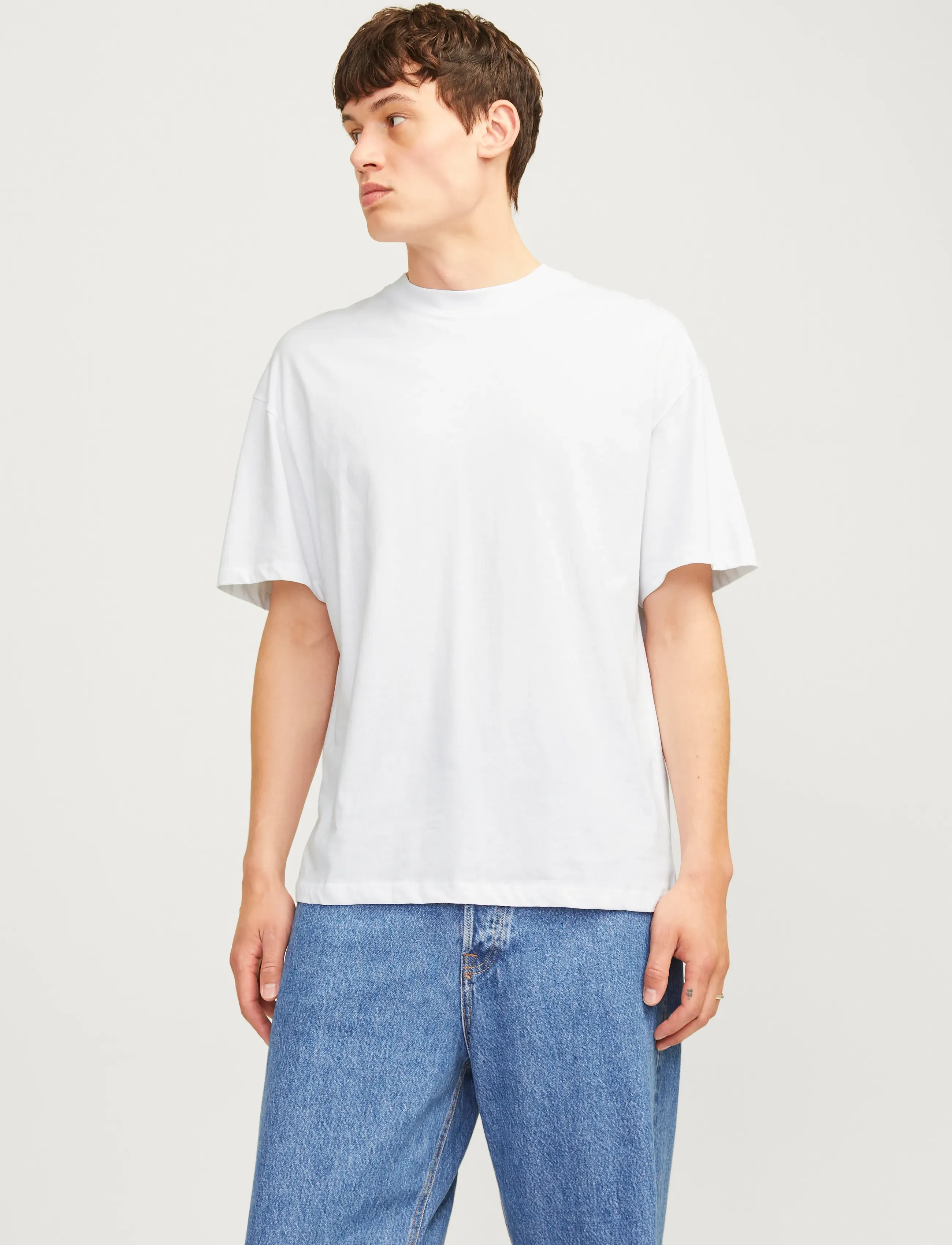 Jack & Jones JJEBRADLEY TEE SS O-NECK 2PK MP NOOS - Kollektionen - BLACK / white