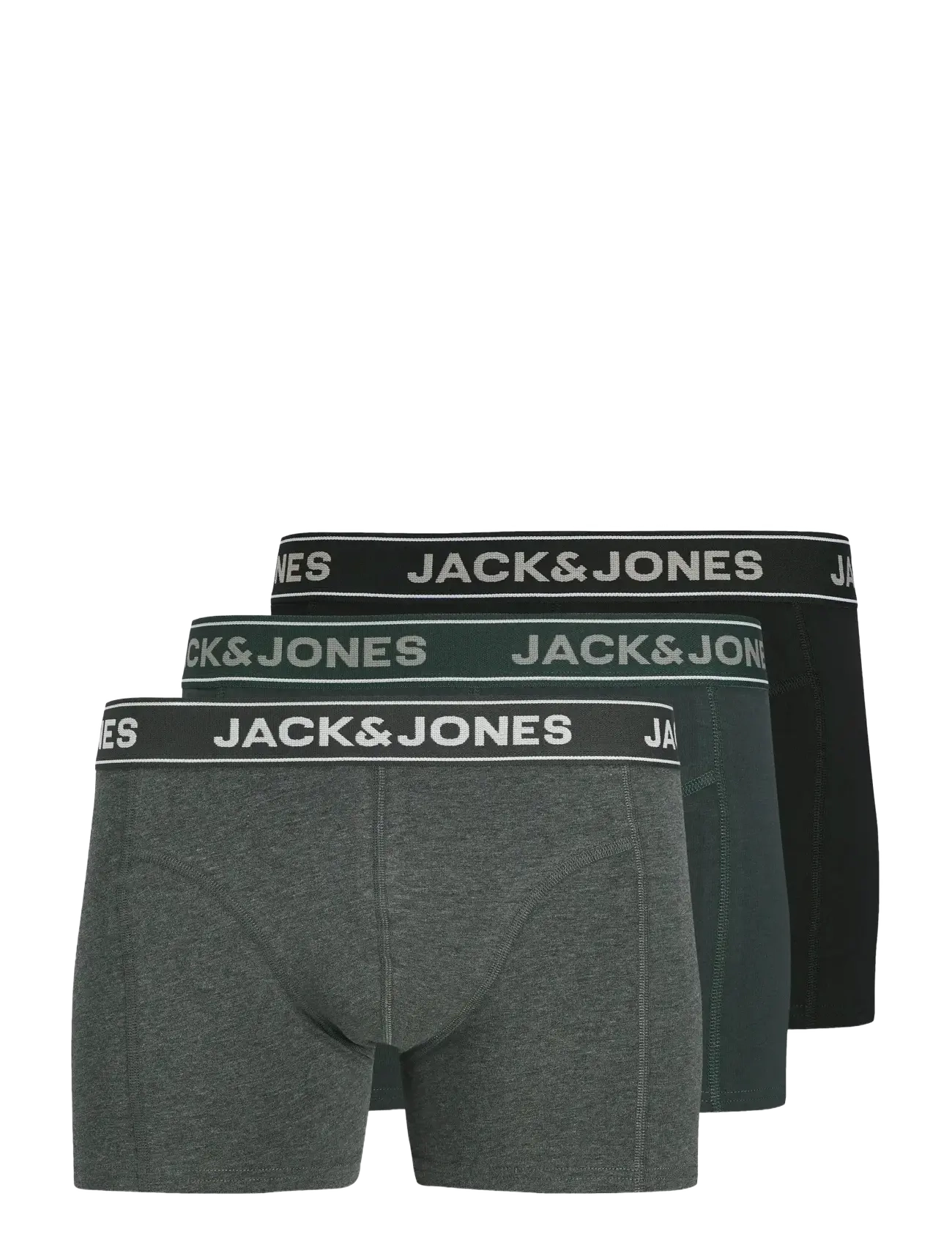 JACK & JONES Jacblack Friday Trunks 3 Pack Grau - L - Herren
