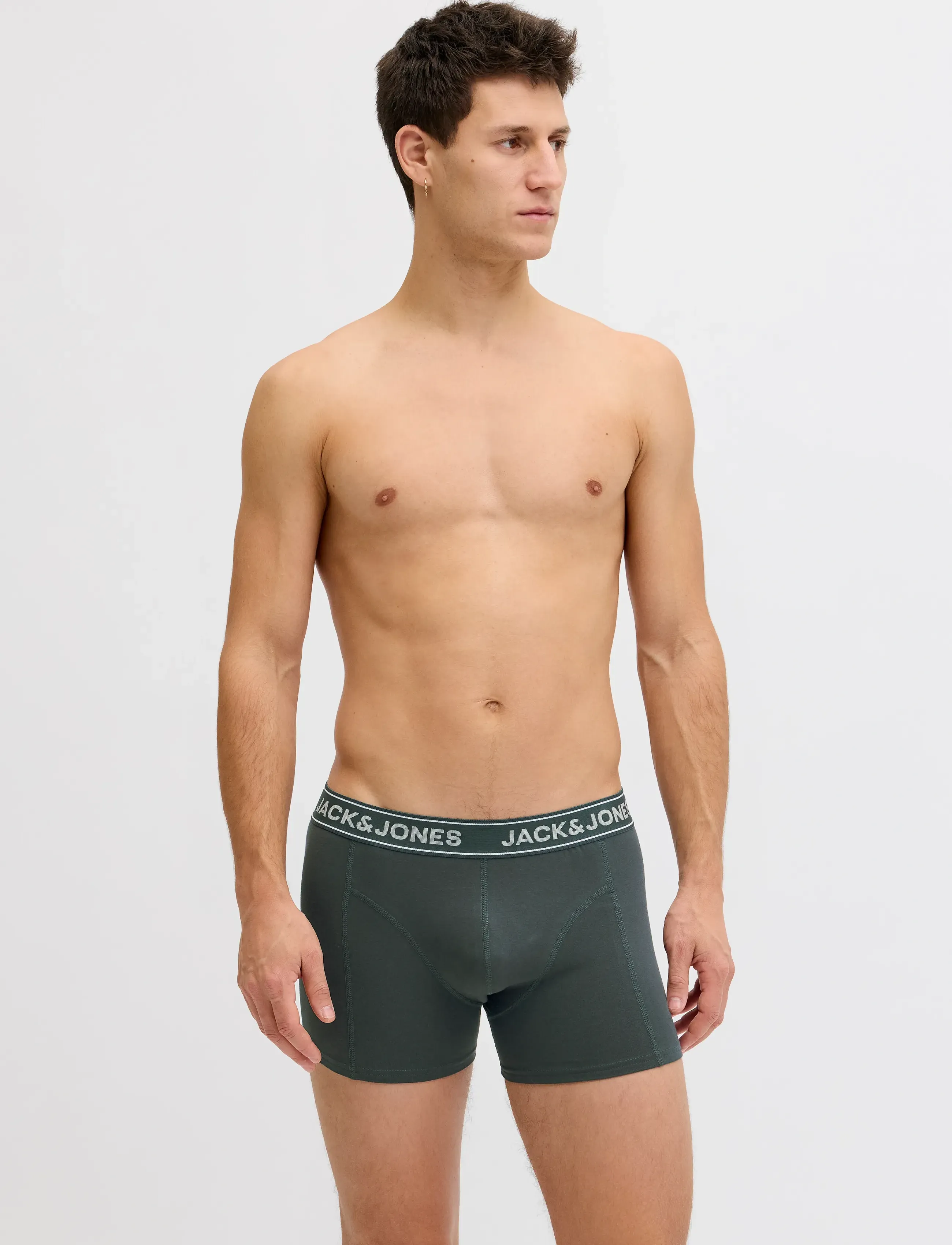 Jack & Jones JACBLACK FRIDAY TRUNKS 3 PACK - Meestele - DARK GREY MELANGE / grey
