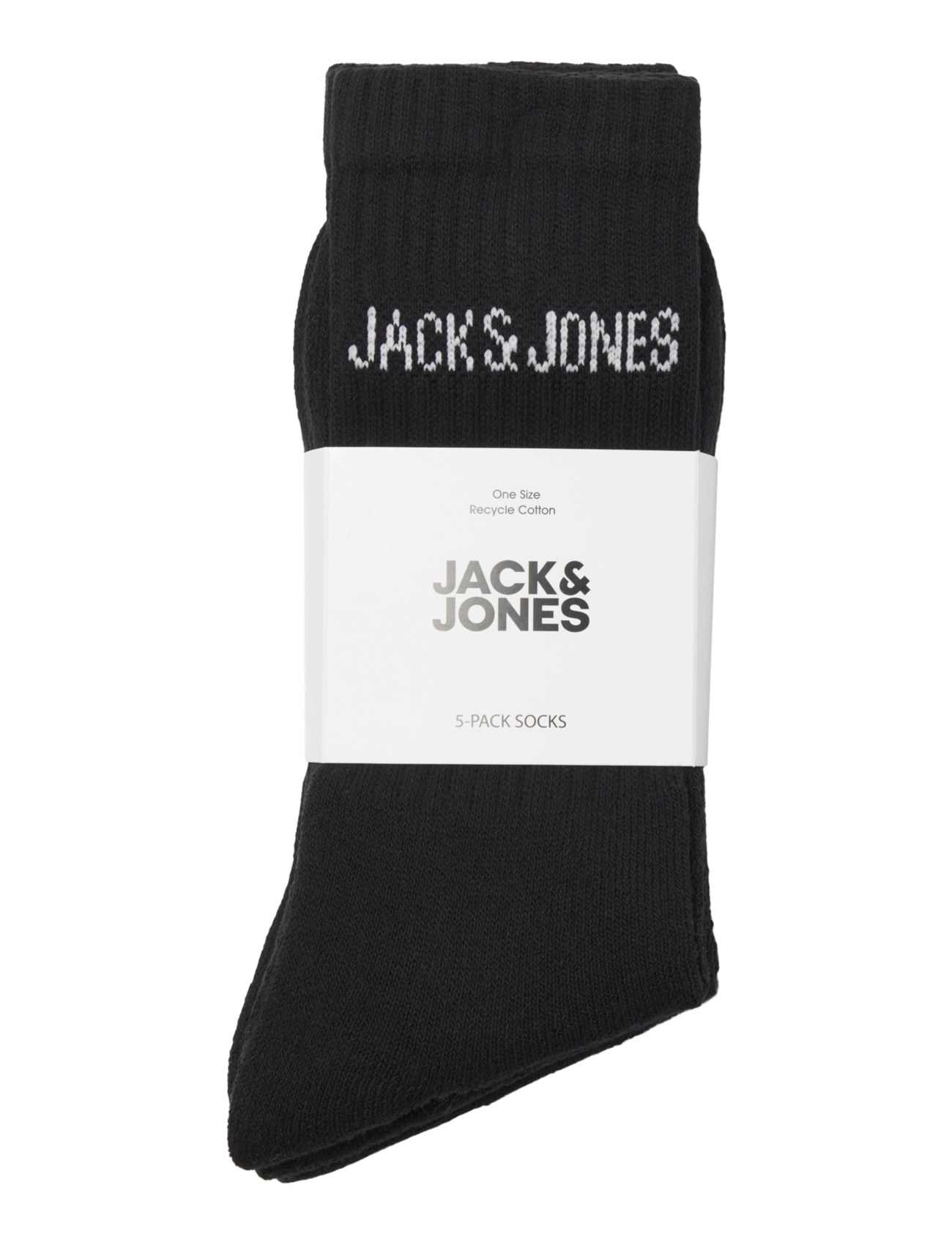 Jack & Jones - JACREGEN TENNIS SOCK 5 PACK NOOS - tennissocken - black - 1