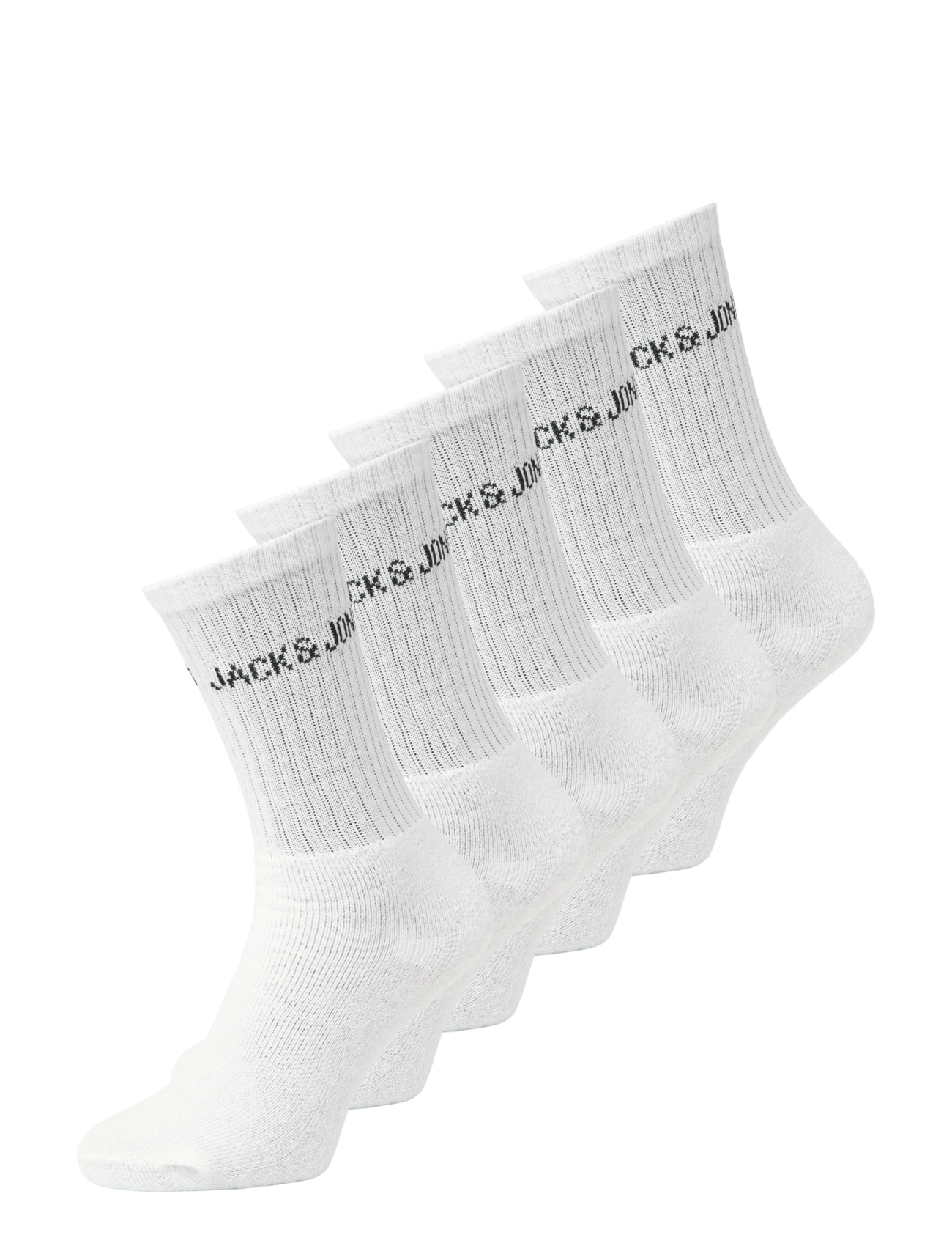 Jack & Jones JACREGEN TENNIS SOCK 5 PACK NOOS - Skatīt visu - WHITE / white
