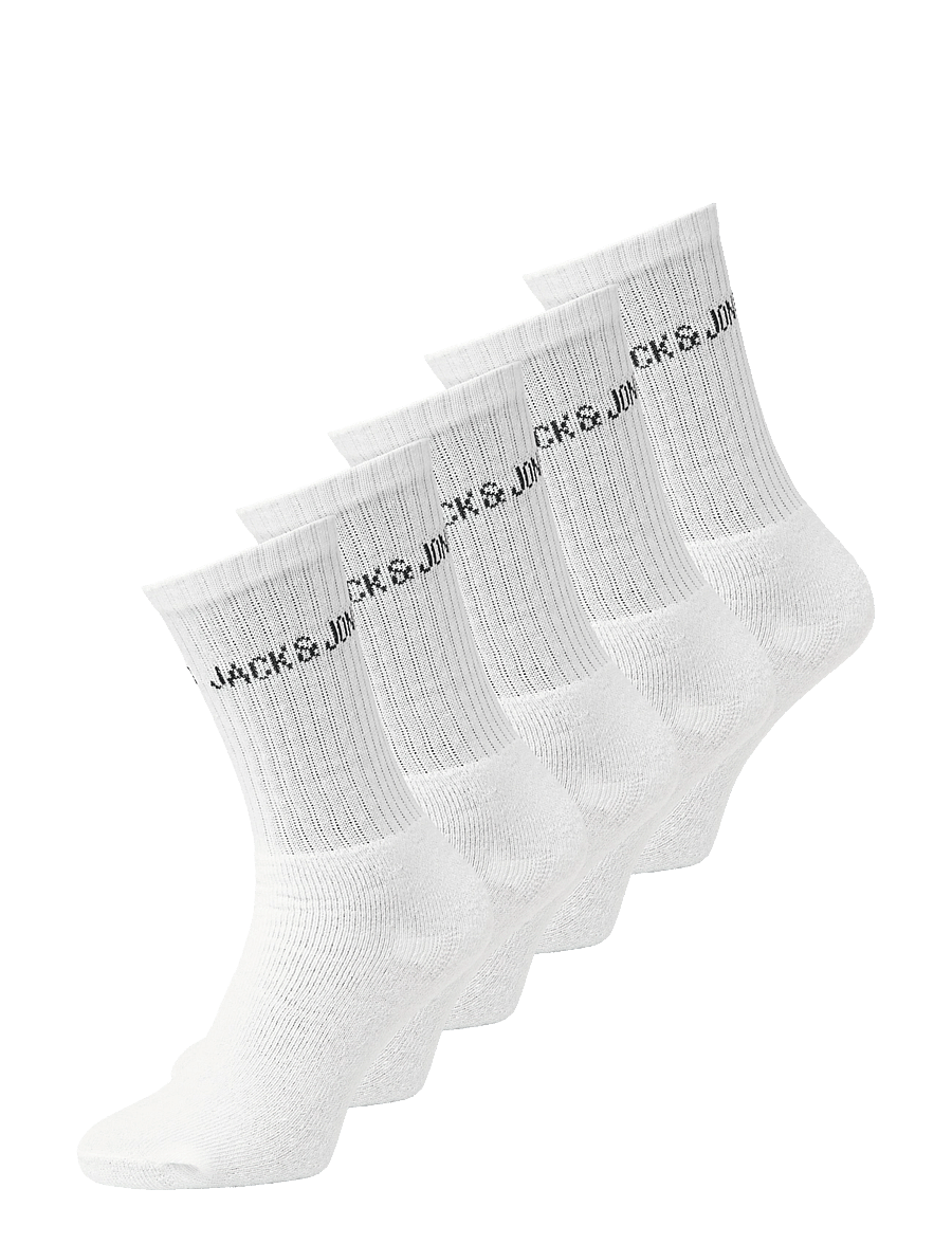 Jack & Jones - JACREGEN TENNIS SOCK 5 PACK NOOS - tennissocken - white - 0