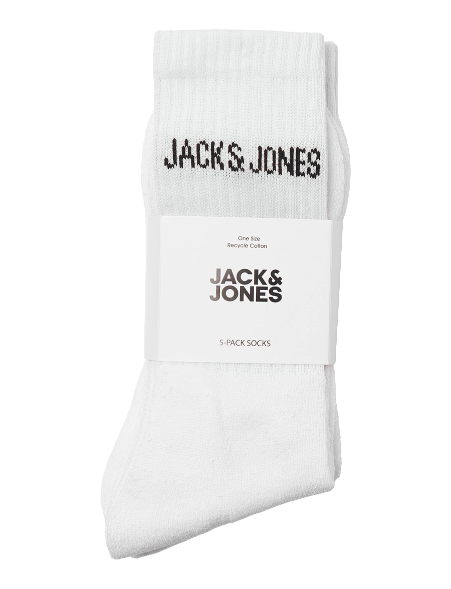 Jack & Jones - JACREGEN TENNIS SOCK 5 PACK NOOS - tennissocken - white - 1