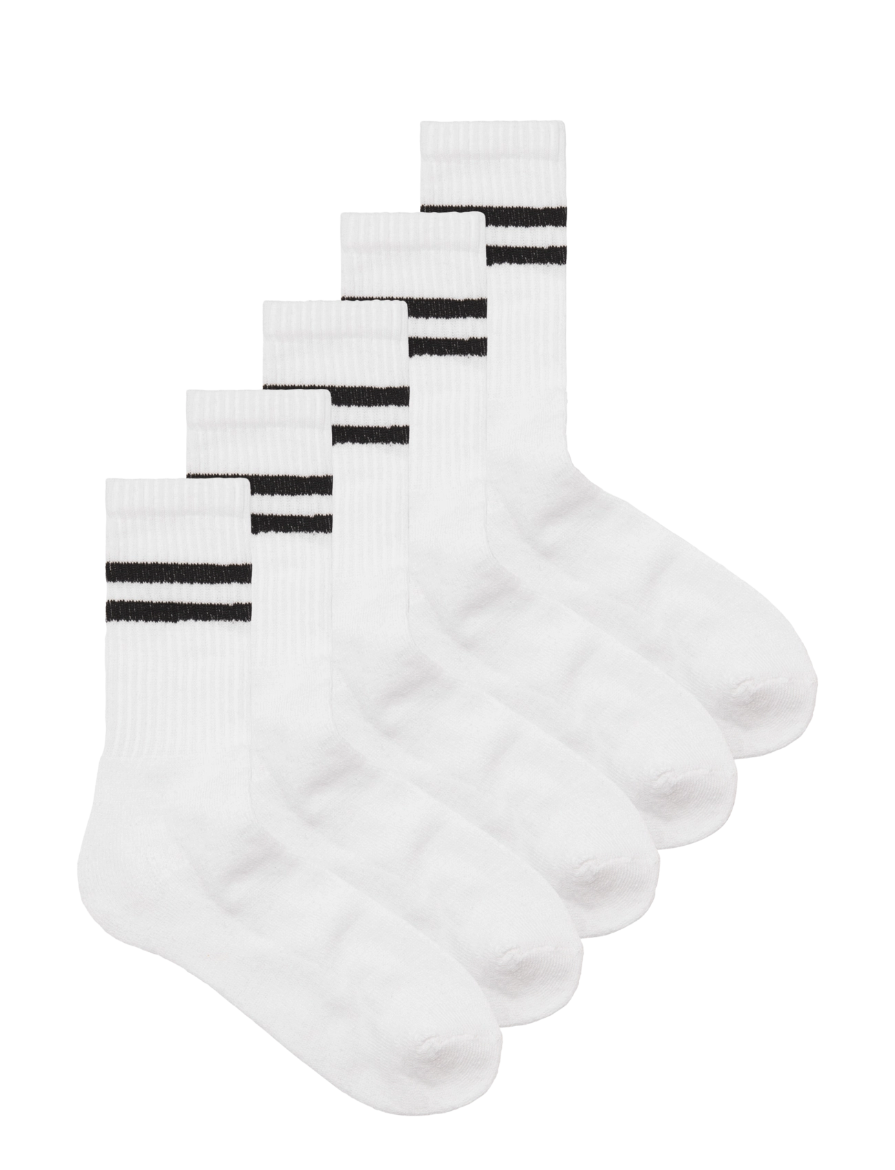 Jack & Jones JACREGEN TENNIS SOCK 5 PACK NOOS - Socken im Multipack - WHITE / white