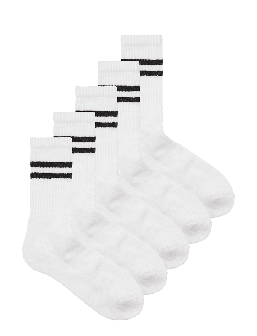 Jack & Jones - JACREGEN TENNIS SOCK 5 PACK NOOS - tennissocken - white - 0