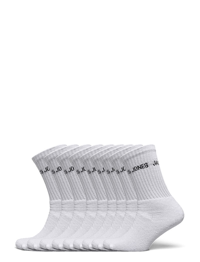Jack & Jones - JACREGEN TENNIS SOCKS 9 PACK NOOS - crew-socken - white - 0