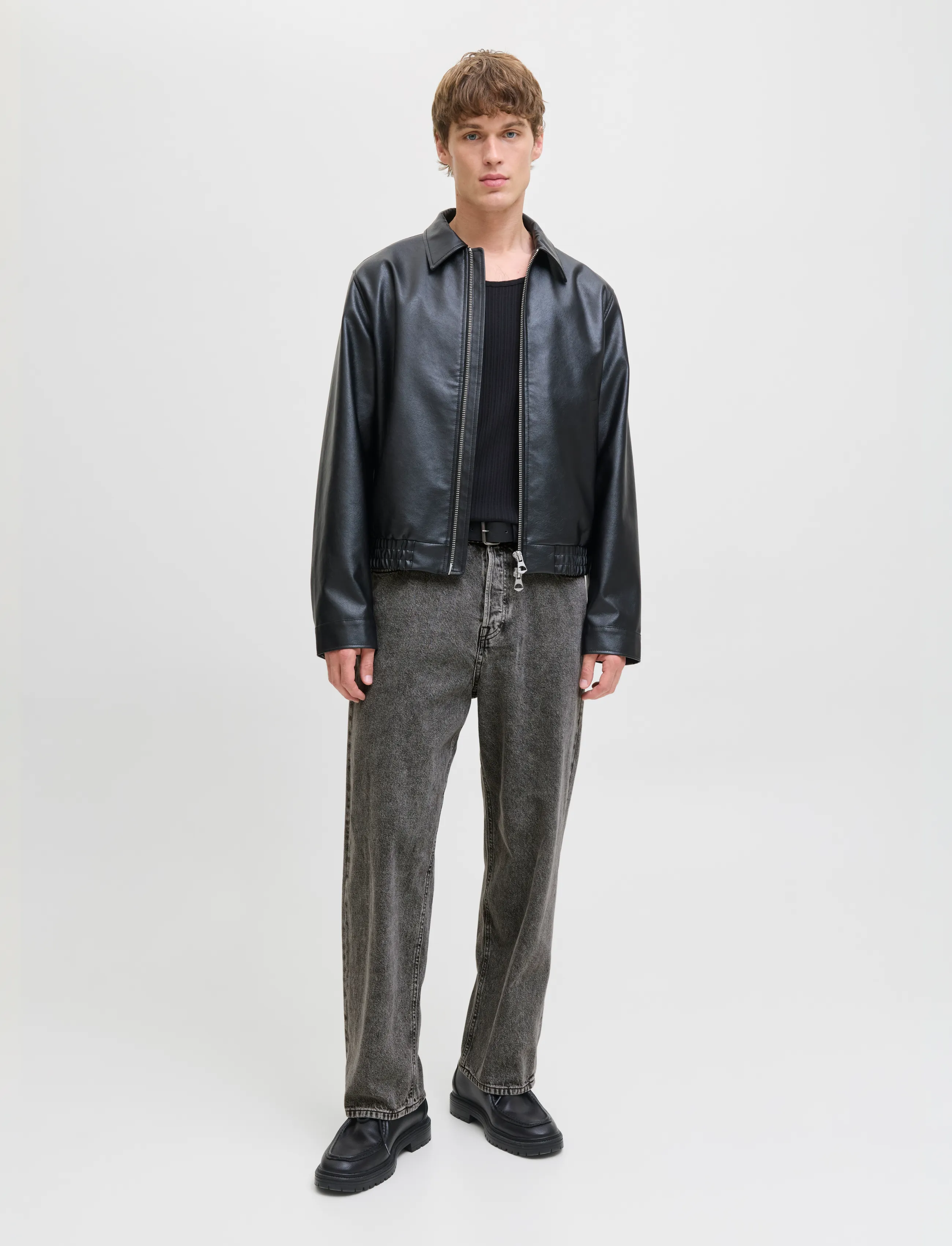 Jack & Jones - JJIALEX JJBASIC SQ 734 NOOS - black denim - 4