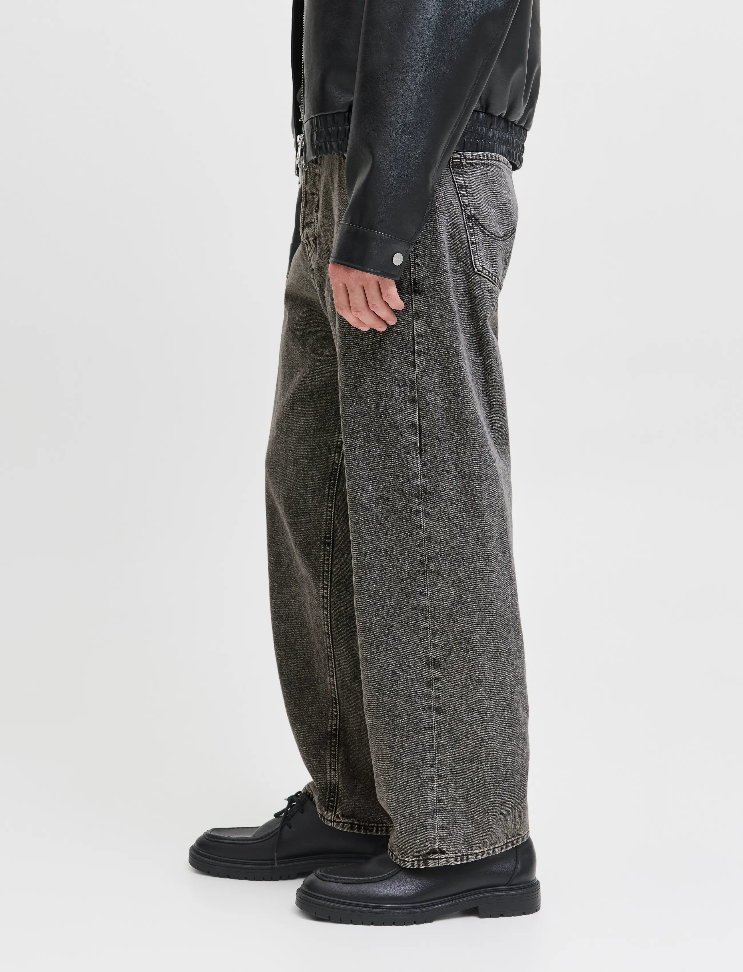 Jack & Jones JJIALEX JJBASIC SQ 734 NOOS - Kleidung - BLACK DENIM / black