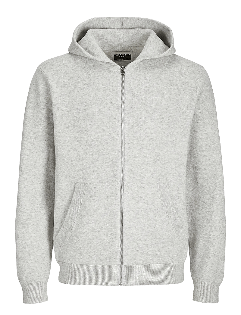 Light Grey Hoodie Jack Jones Hoodie Grau Jack Jones Jcocaleb Knit