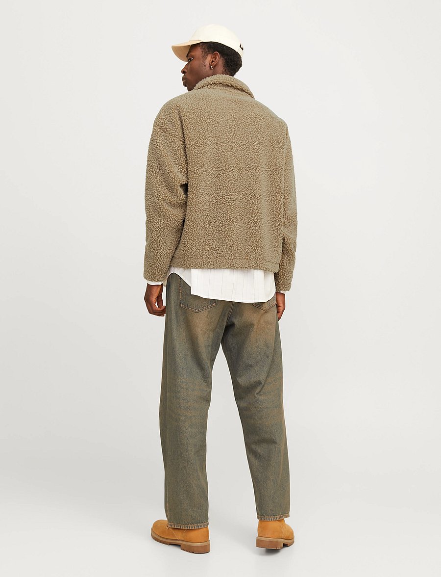 Jack & Jones - JORROXBURY TEDDY SWEAT HIGH NECK LN - teddy-truien - cornstalk - 2