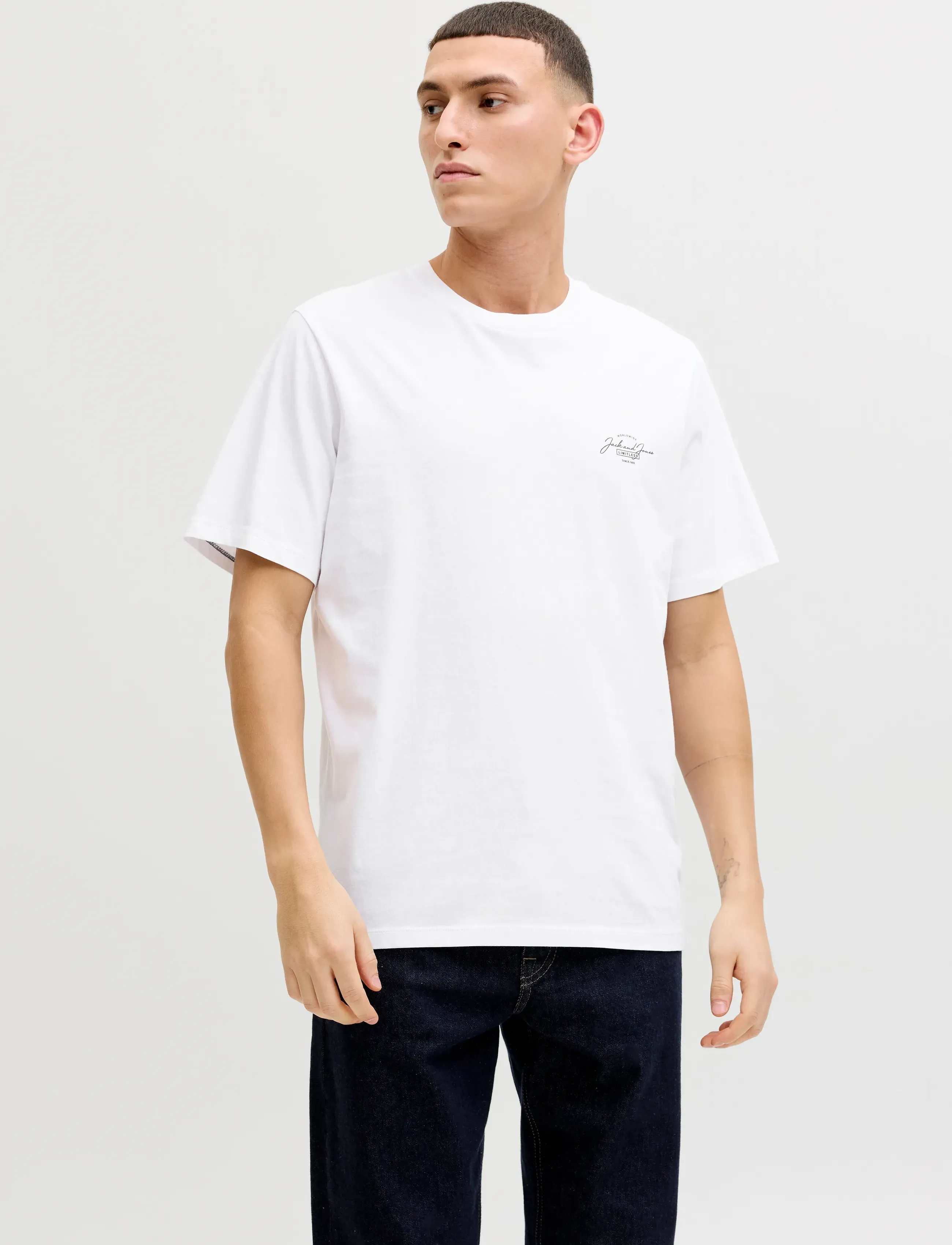 JACK & JONES Jjferris Tee Ss Crew Neck 3Pk Mp t-shirts - bas herr – bild 6