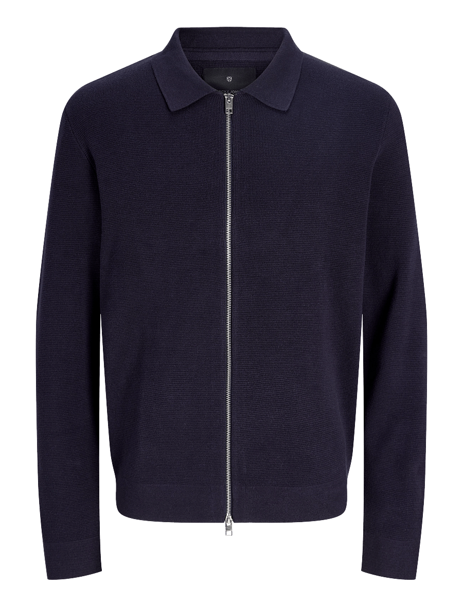 Jack & Jones - JPRBLAMILANO STITCH KNIT CARDIGAN - strickjacken - night sky - 0