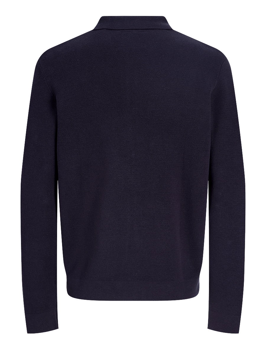Jack & Jones - JPRBLAMILANO STITCH KNIT CARDIGAN - strickjacken - night sky - 1