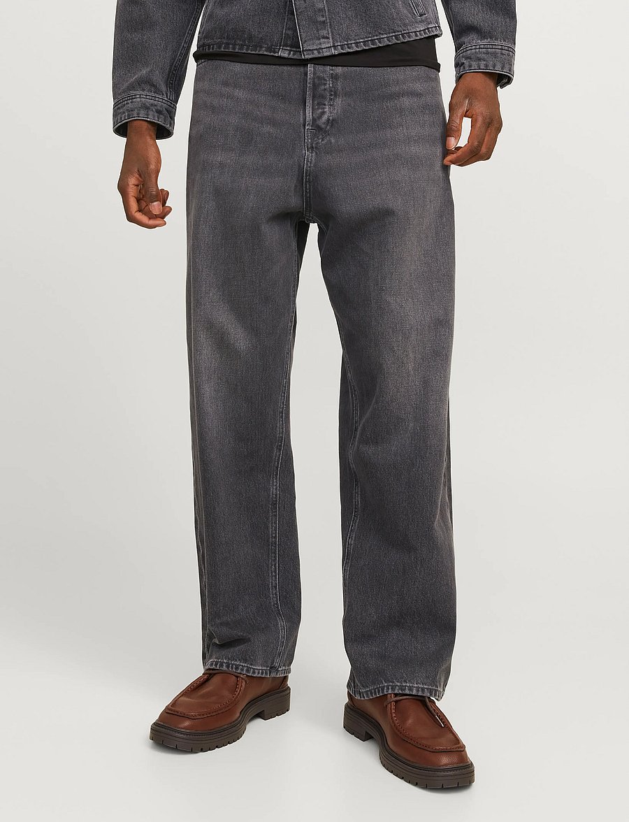 Jack & Jones - JJIRON JJORIGINAL AM 592 NOOS - weite jeans - black denim - 0