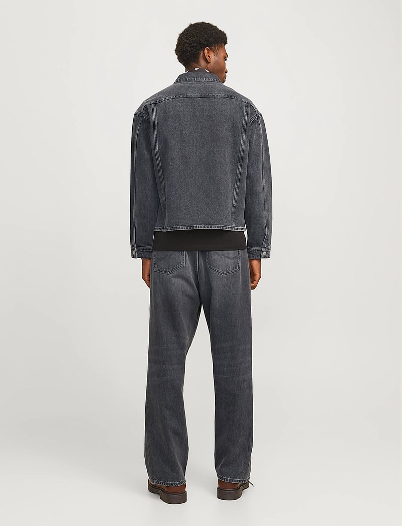 Jack & Jones - JJIRON JJORIGINAL AM 592 NOOS - alt laienevad teksad - black denim - 3