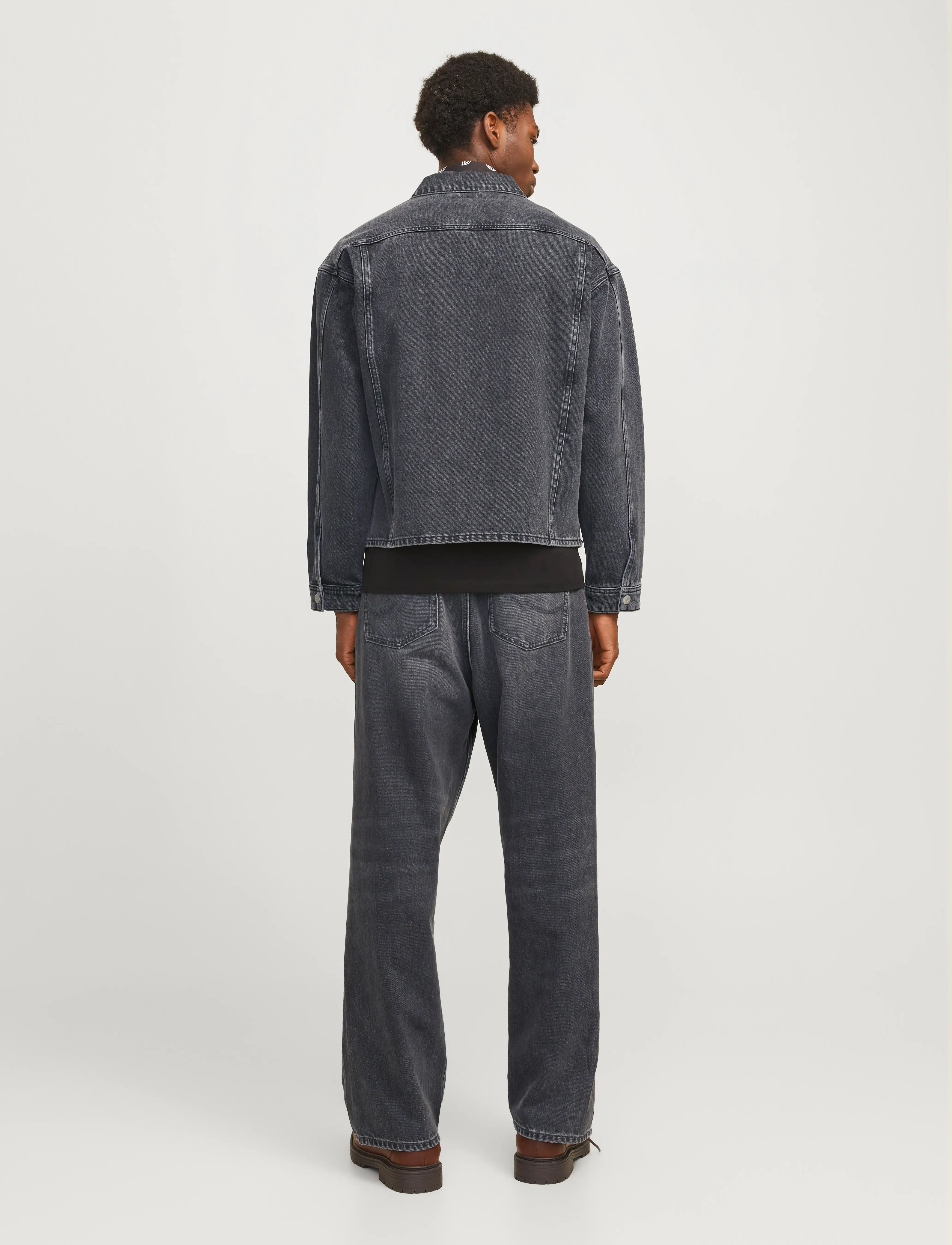Jack & Jones - JJIRON JJORIGINAL AM 592 NOOS - loose jeans - black denim - 3