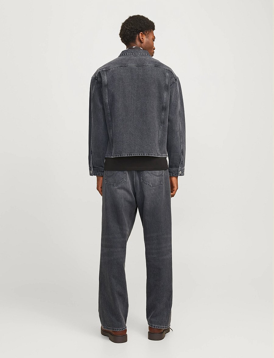 Jack & Jones - JJIRON JJORIGINAL AM 592 NOOS - weite jeans - black denim - 3