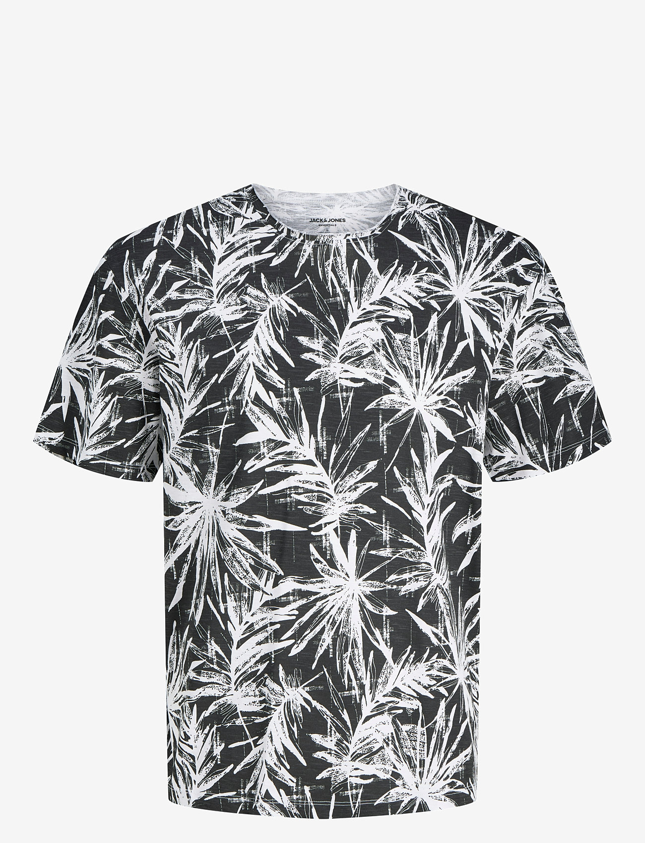Jack & Jones - JJEBRYAN AOP TEE S/S O-NECK SN - lühikeste varrukatega t-särgid - black - 1