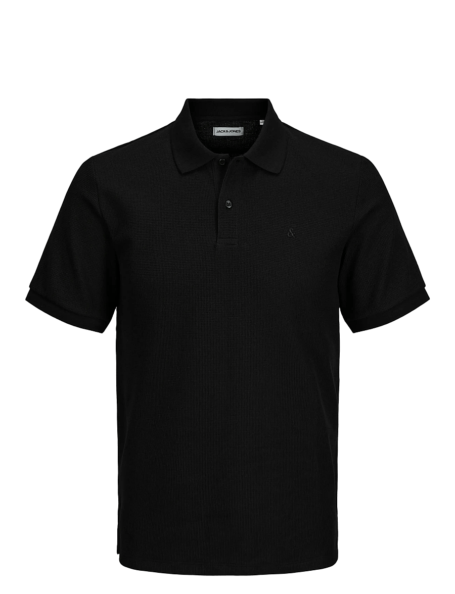 Jack & Jones - JJEAUSTIN POLO SS NOOS - kortärmade pikéer - black - 1