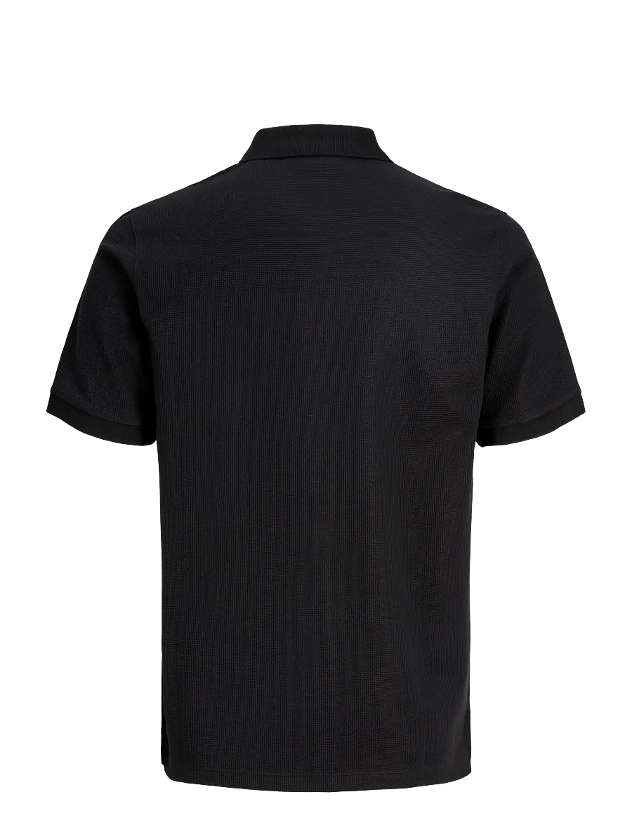 Jack & Jones - JJEAUSTIN POLO SS NOOS - kortärmade pikéer - black - 2