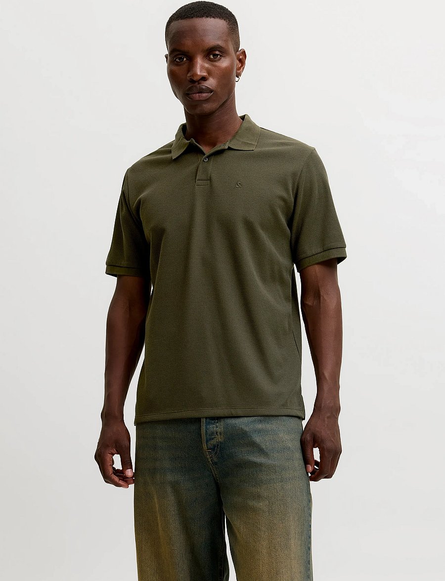 Jack & Jones - JJEAUSTIN POLO SS NOOS - short-sleeved polos - rosin - 0