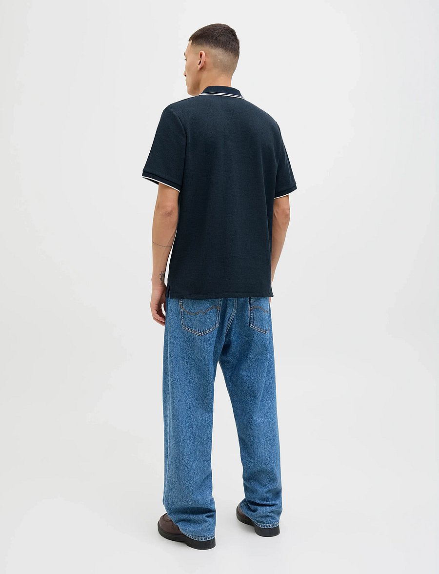 Jack & Jones - JJEAUSTIN POLO SS NOOS - kortärmade pikéer - sky captain - 3