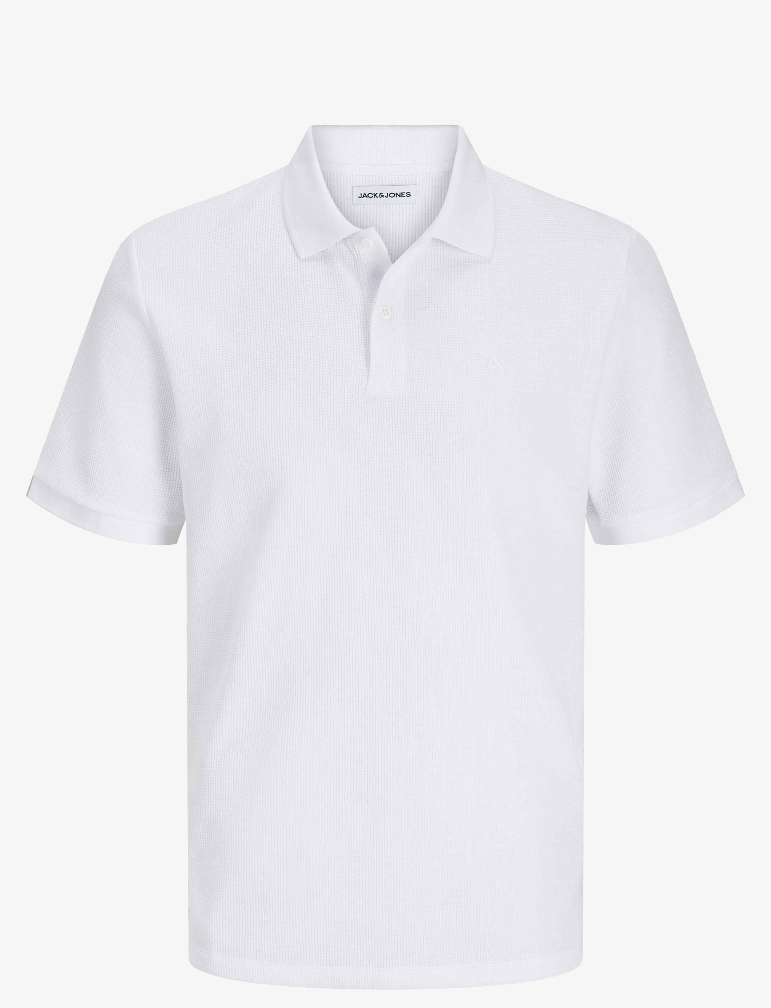 JACK & JONES Jjeaustin Polo Ss Noos Weiß - M - Herren