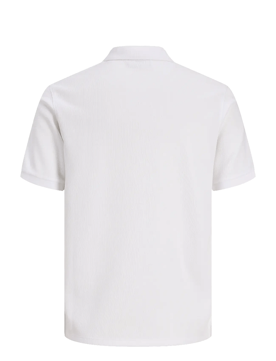 Jack & Jones - JJEAUSTIN POLO SS NOOS - stutterma pólóbolir - white - 2