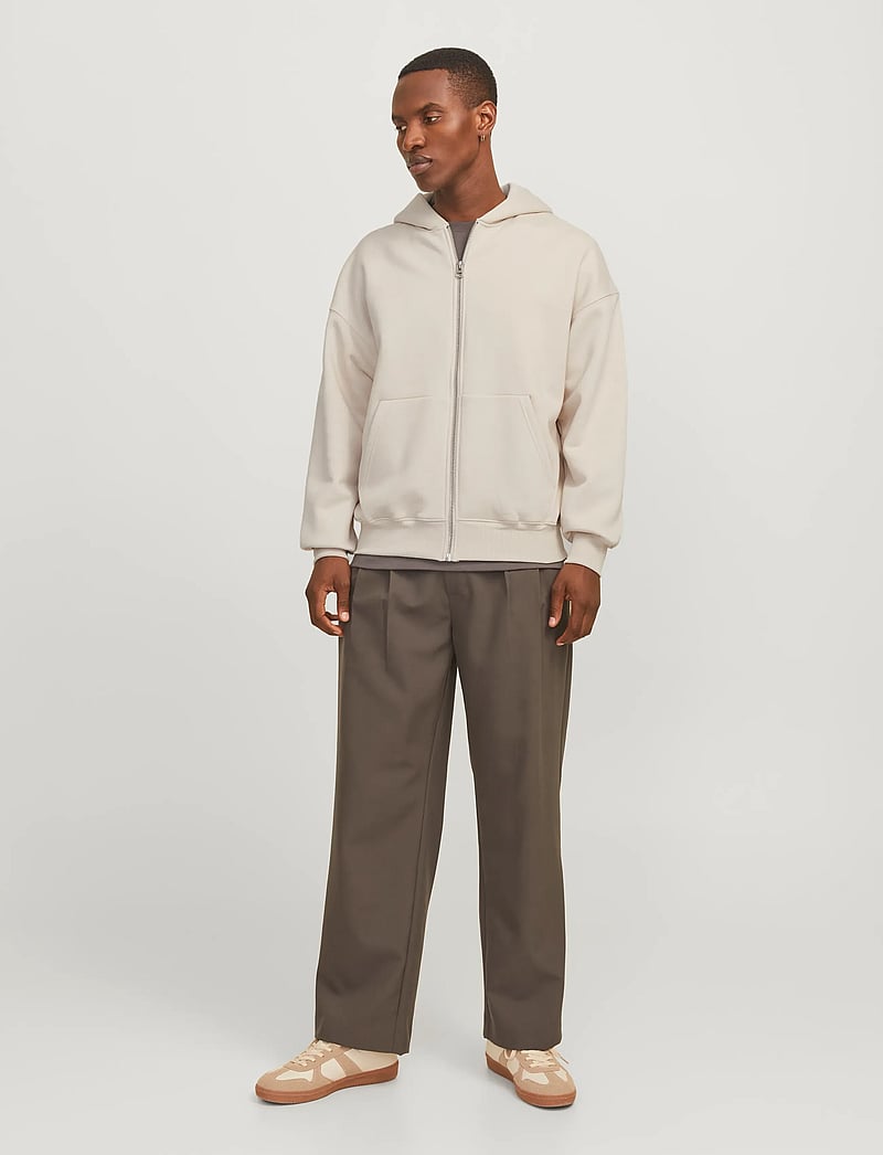 Jack & Jones - JJEURBAN EDGE SWEAT ZIP HOOD NOOS - kapuzenpullover - moonbeam - 3