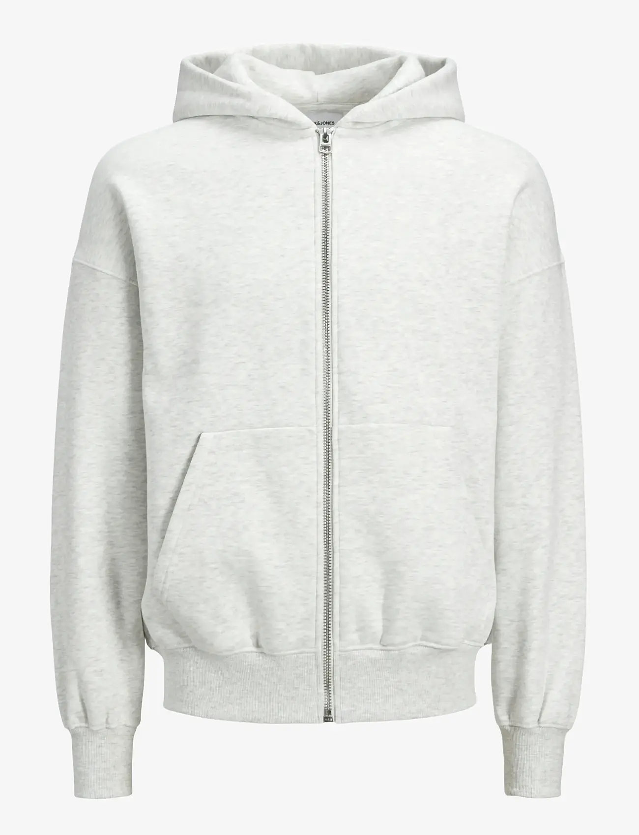 Jack & Jones - JJEURBAN EDGE SWEAT ZIP HOOD NOOS - kapuzenpullover - white melange - 1