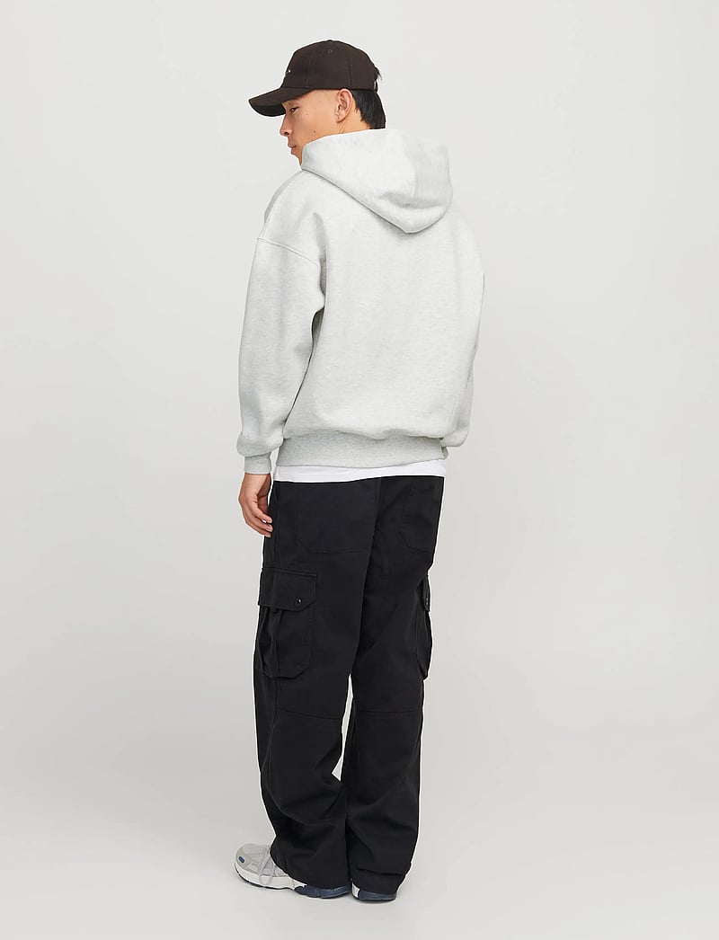 Jack & Jones - JJEURBAN EDGE SWEAT ZIP HOOD NOOS - kapuzenpullover - white melange - 2