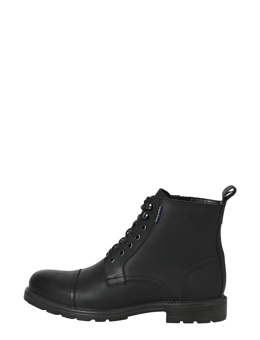 Jack & Jones - JFWTRAINER LEATHER BOOT BF LN - kängor med snörning - anthracite - 1