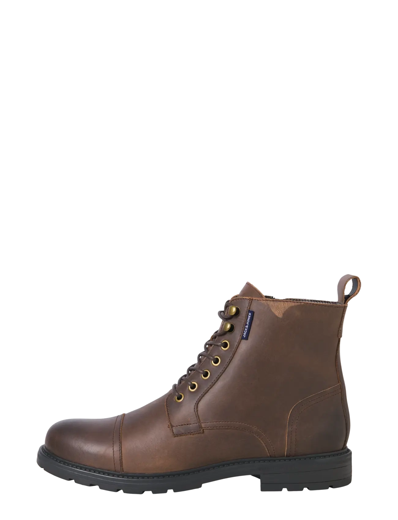Jack & Jones JFWTRAINER LEATHER BOOT BF LN - Shoes - BROWN STONE / brown