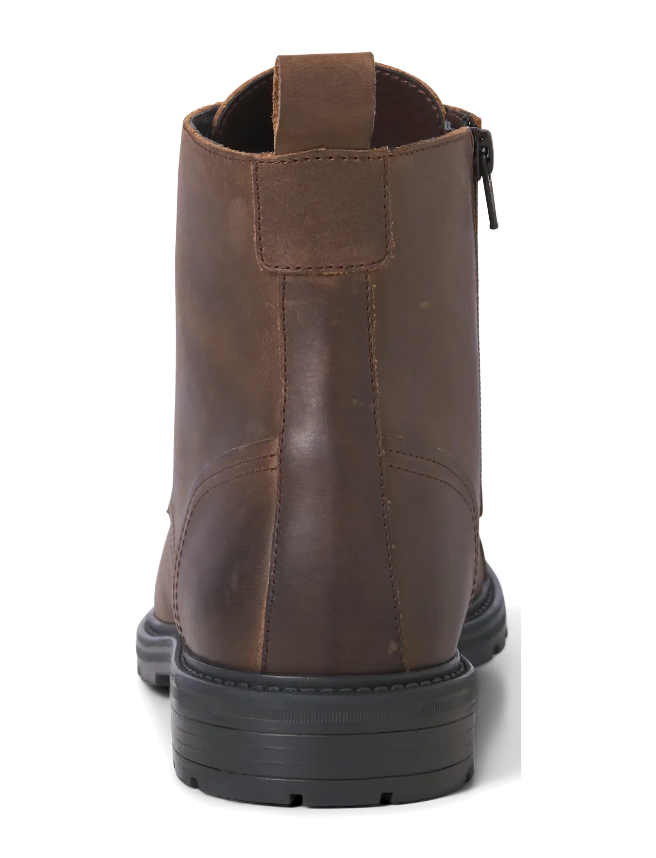 Jack & Jones - JFWTRAINER LEATHER BOOT BF LN - laced boots - brown stone - 3