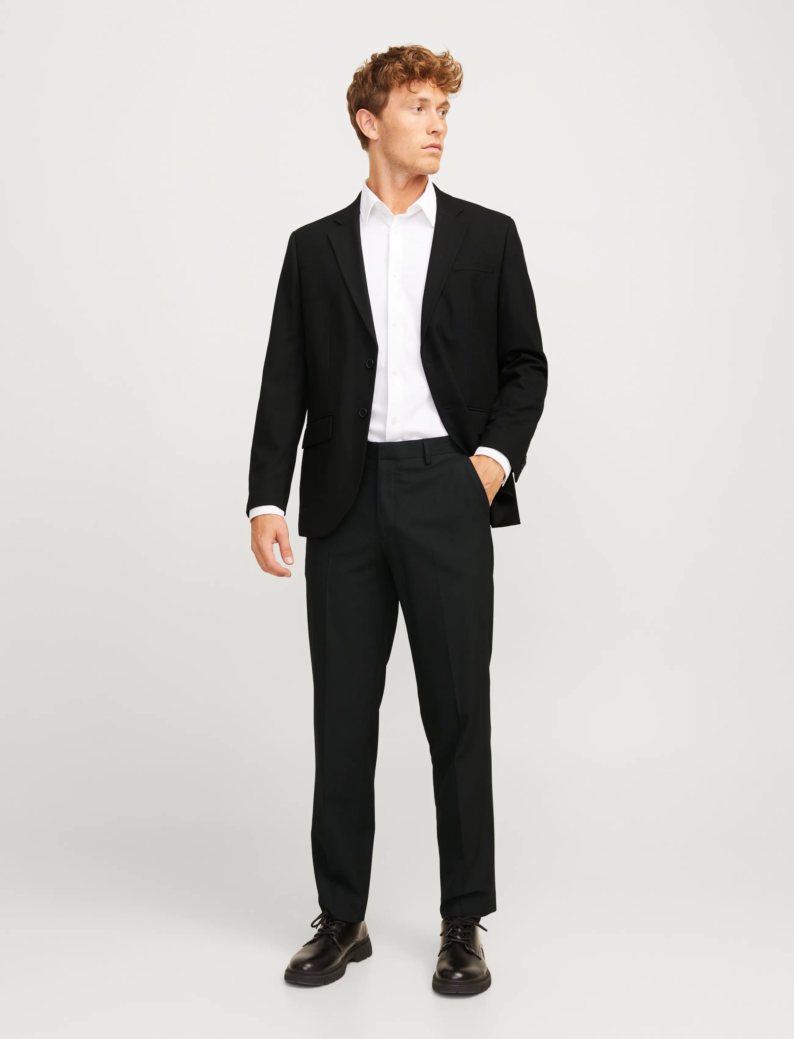 Jack & Jones - JPRBUSHWICK MATHEW REGULAR SUIT - anzüge - black onyx - 4