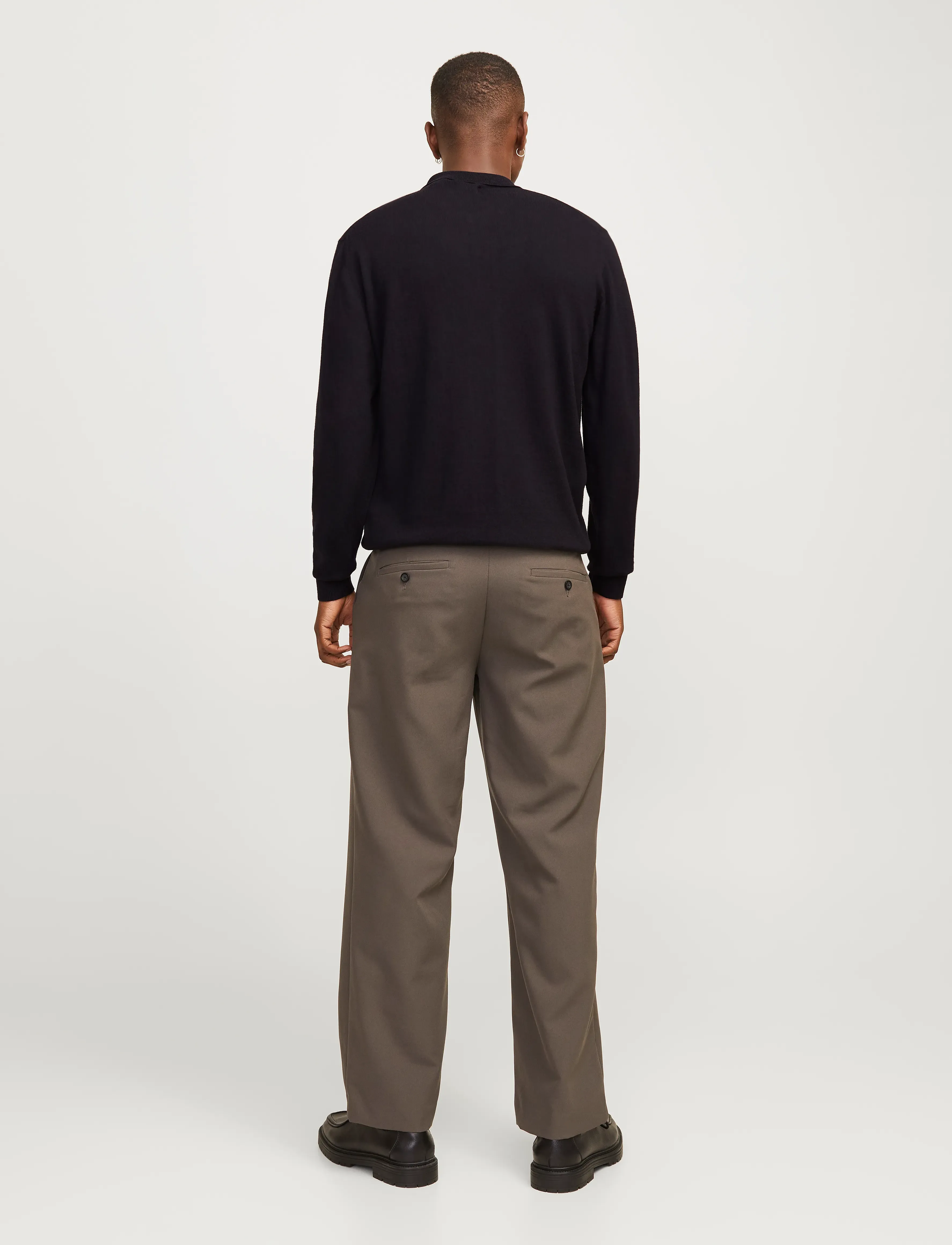 Jack & Jones - JJEEMIL KNIT POLO HALF ZIP LS NOOS - halfzip strik - black - 2