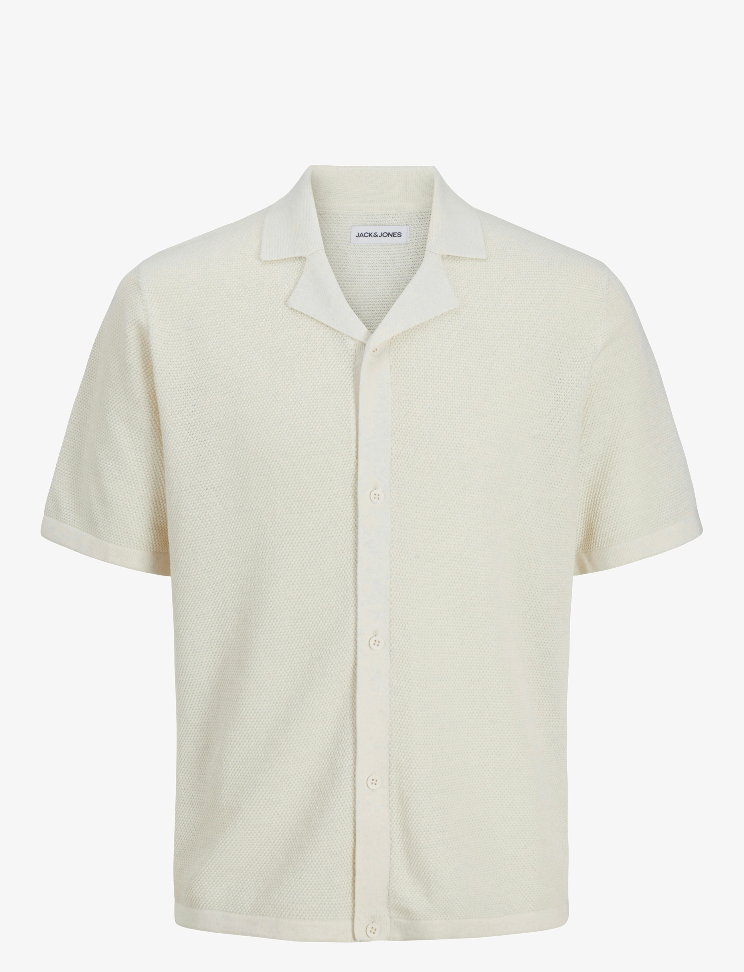 JACK & JONES Jjorion Knit Resort Ss Weiß - S - Herren
