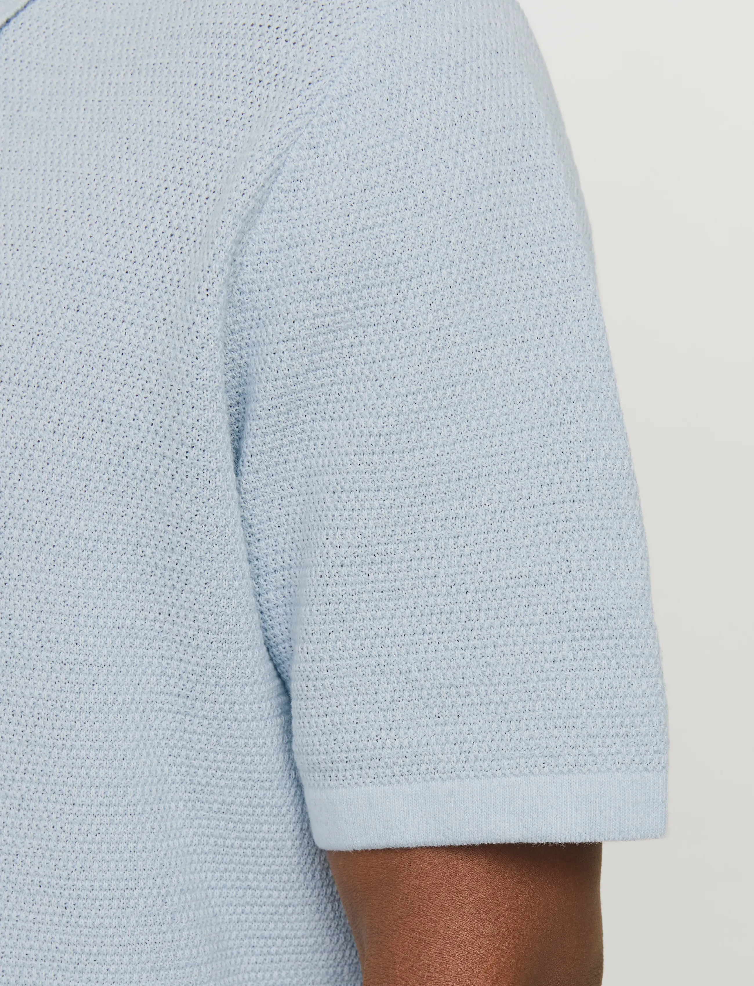 JACK & JONES Jjegeorge Knit Polo Ss Sn pikéer herr – bild 6
