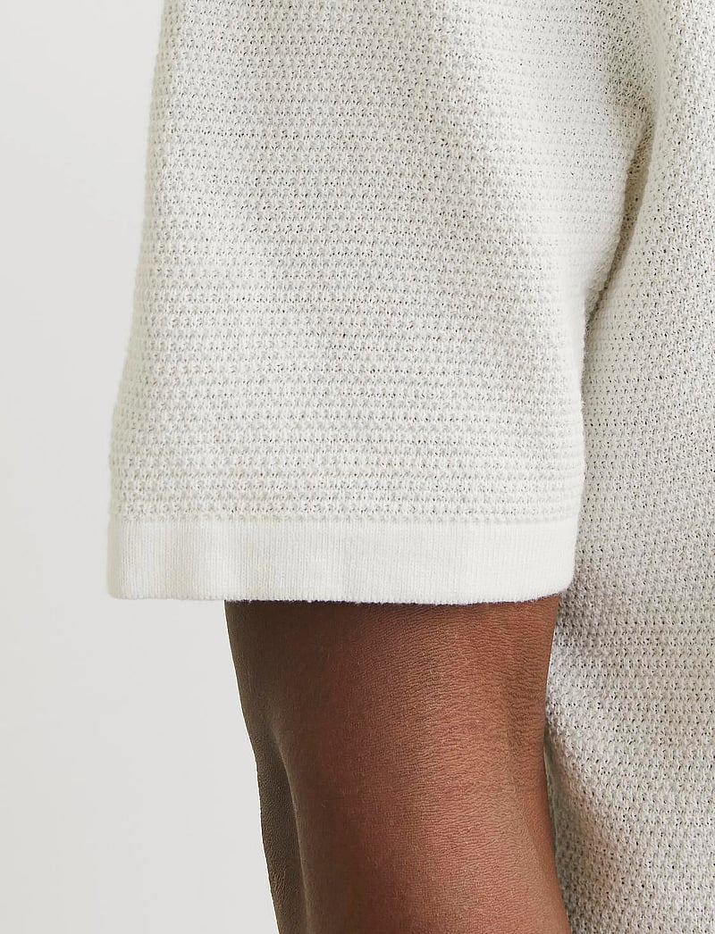 Jack & Jones - JJEGEORGE KNIT POLO SS SN - trikotažiniai polo marškinėliai - cloud dancer - 3
