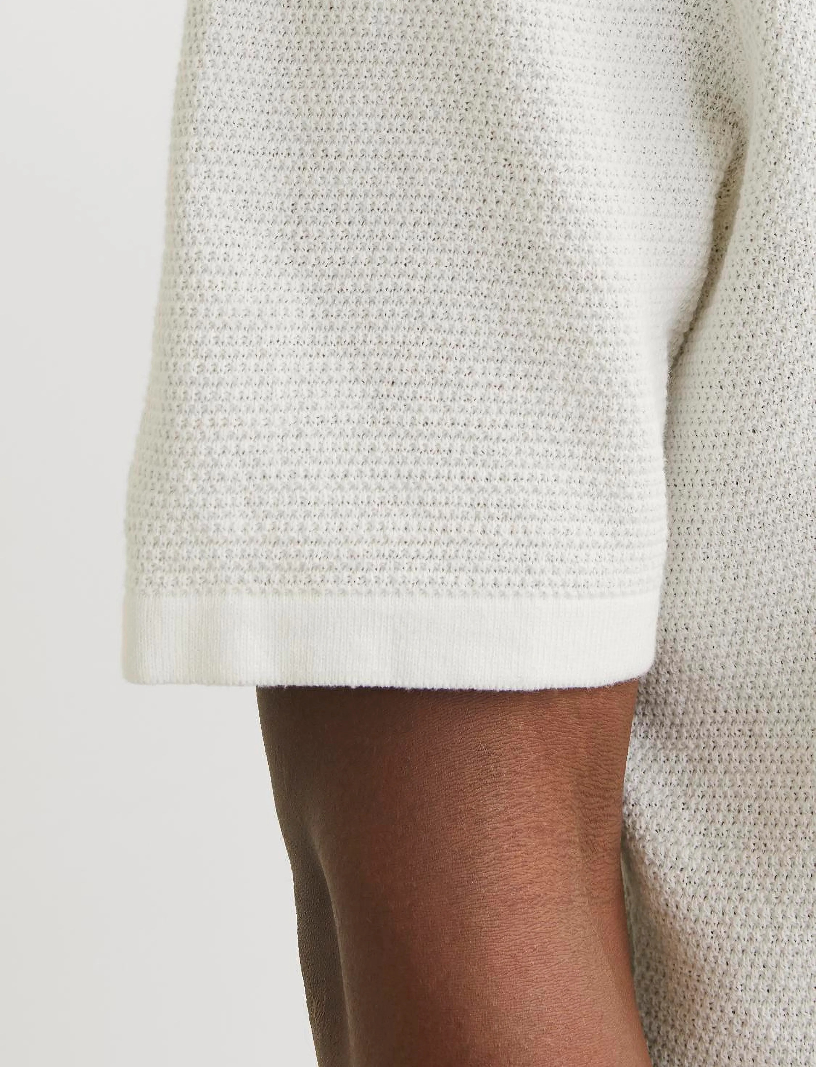 Jack & Jones - JJEGEORGE KNIT POLO SS SN - gestrickte polohemden - cloud dancer - 3
