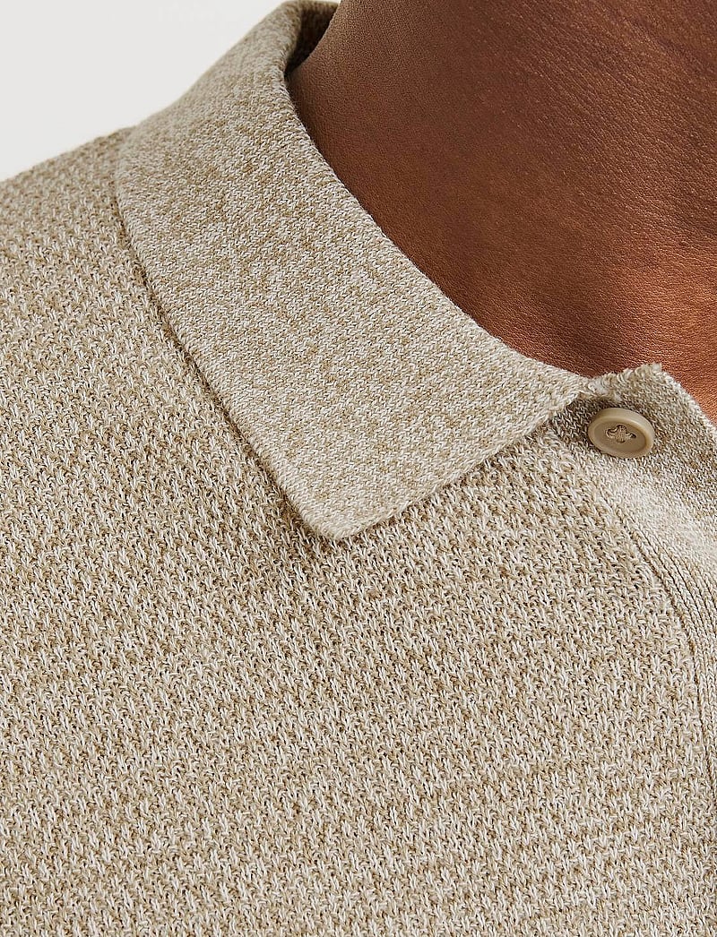 Jack & Jones - JJEGEORGE KNIT POLO SS SN - kootud polosärgid - coriander - 2