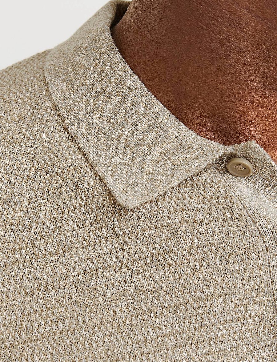 Jack & Jones - JJEGEORGE KNIT POLO SS SN - gestrickte polohemden - coriander - 2