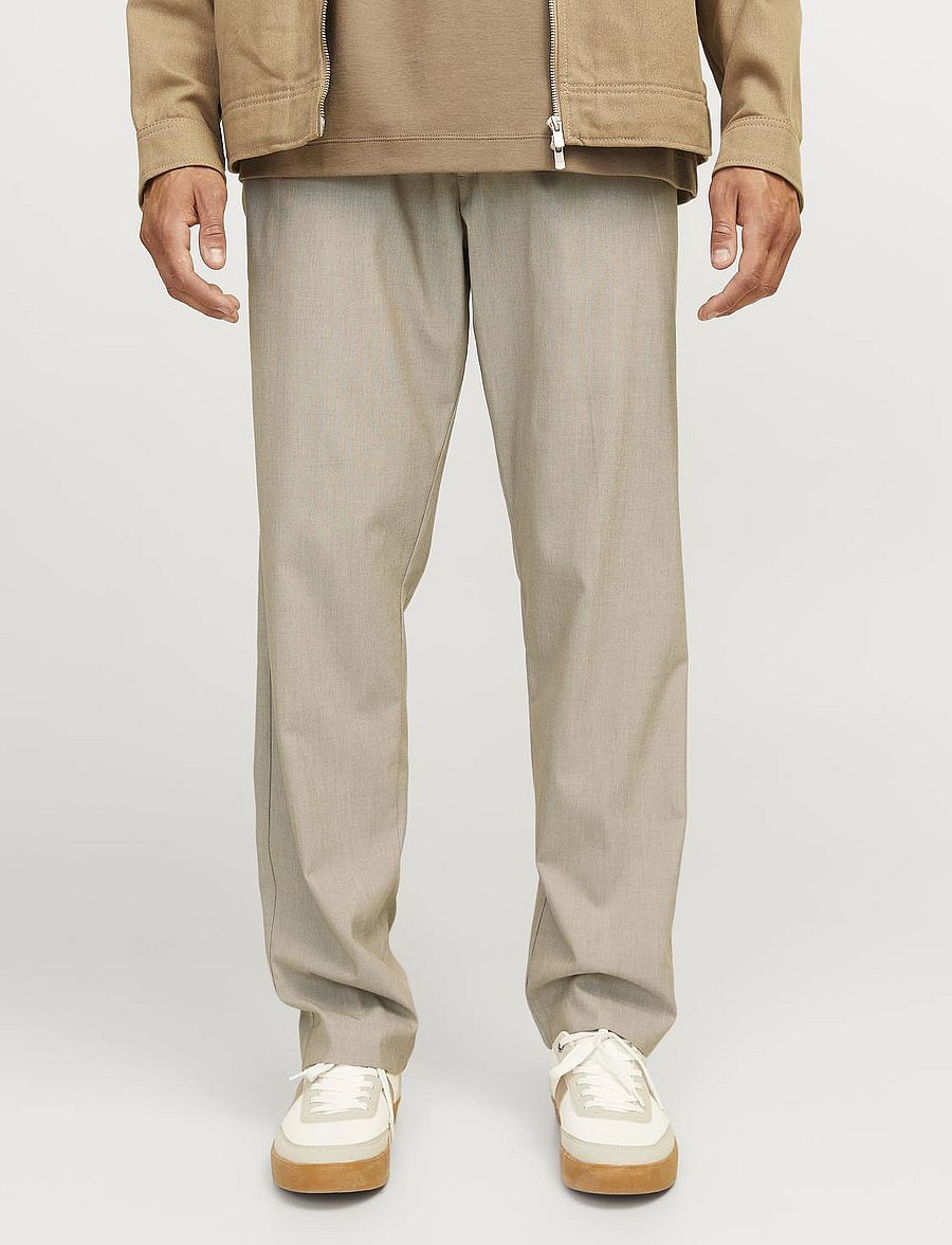 Jack & Jones - JPSTKANE EDWIN JOGGER NOOS - casual broeken - beige - 0